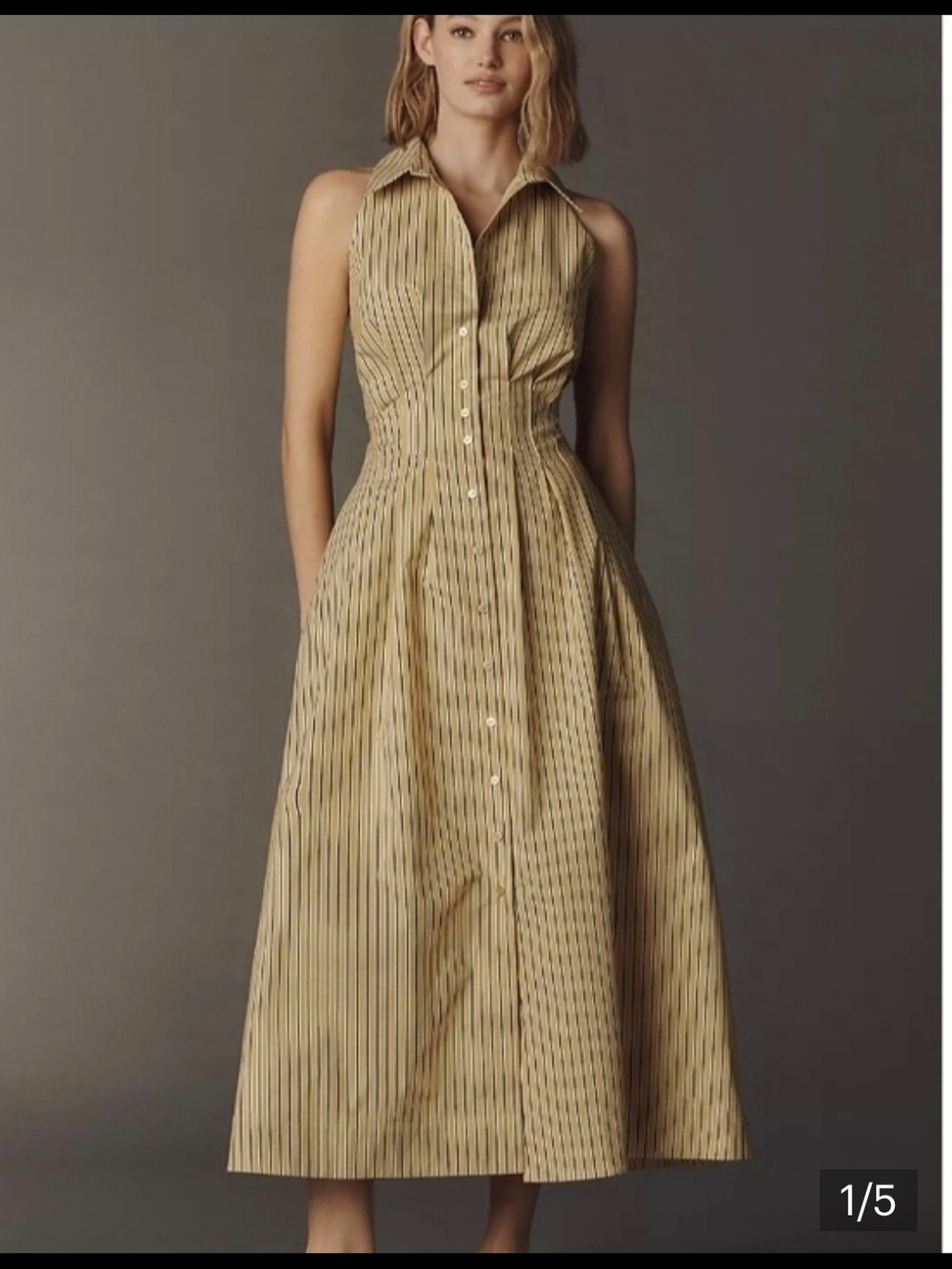 Anthropologie Exquise Tobie Skeeveless Shirt Dress XXS $188